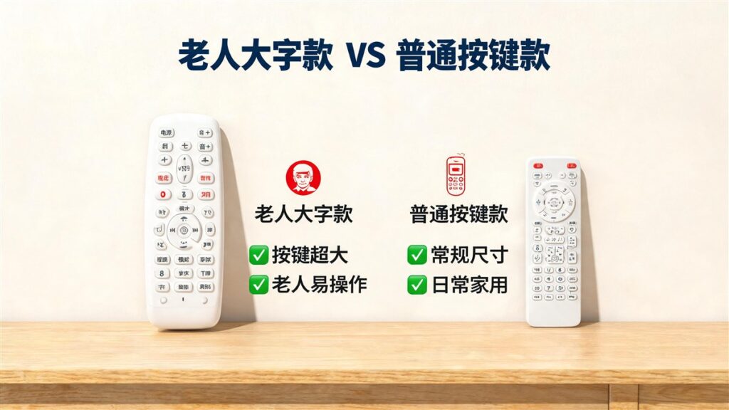 大字遥控器怎么选:5款适合老人的空调遥控器